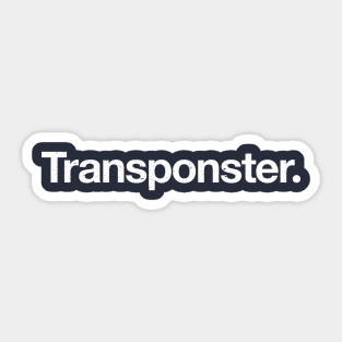 Transponster Sticker